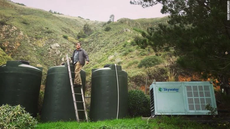 This machine can make gallons of fresh drinking water right out of thin air