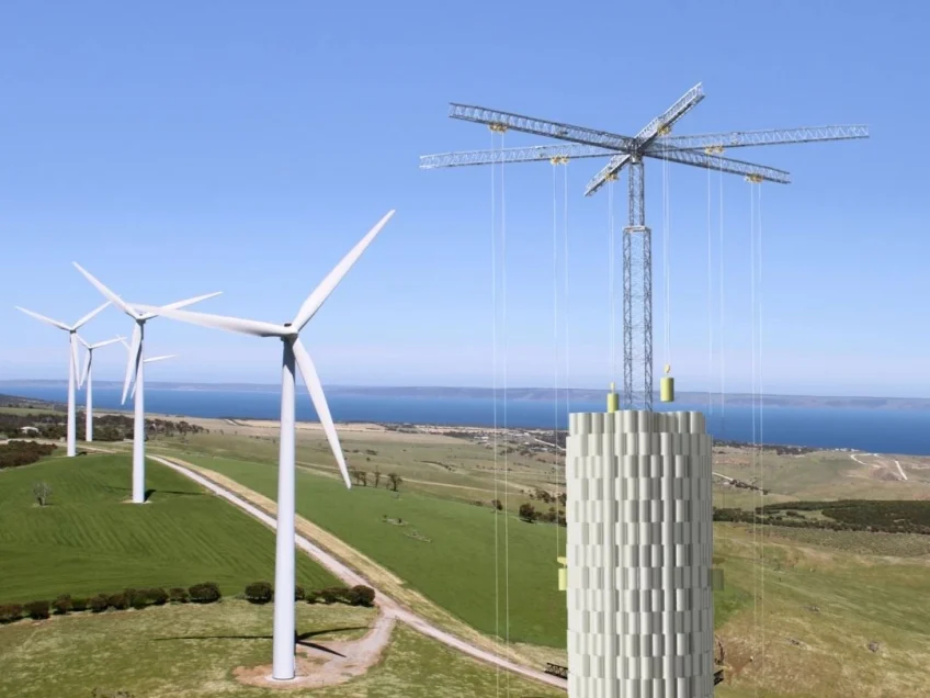 Energy Vault to build grid-level, gravity-fed battery from a tower of concrete blocks
