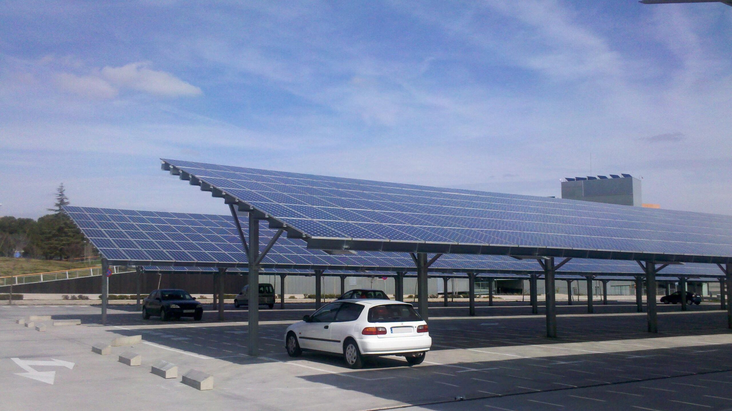 solar integrated parking lot