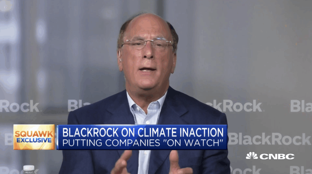 BlackRock CEO Larry Fink on climate change and ESG investing