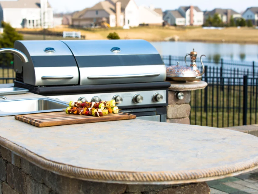 DIY Outdoor Kitchen Frame Ideas – How To Build A Patio BBQ Are