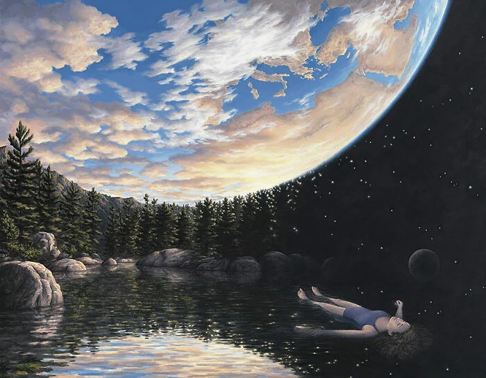 Mind-Twisting Optical Illusion Paintings By Rob Gonsalves