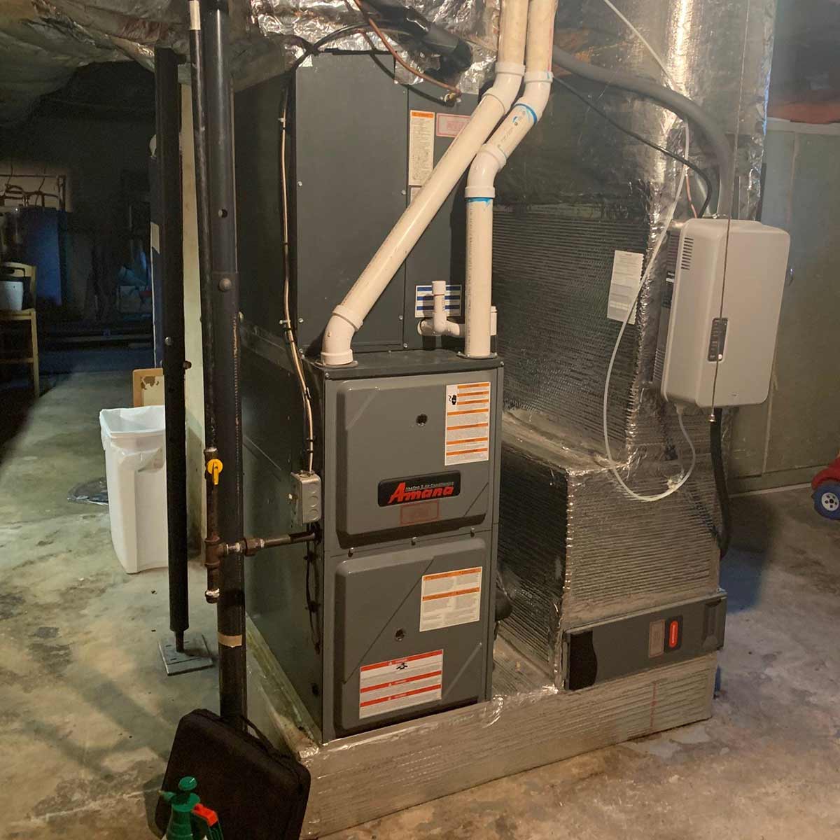 energy efficient furnace installation