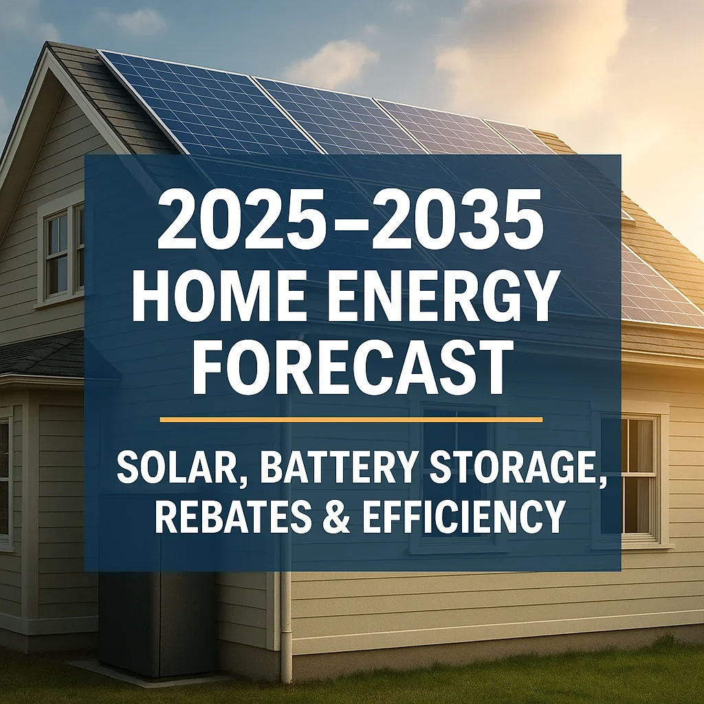 DMV Home Energy Forecast 2025–2035: Solar, Batteries & Rebates